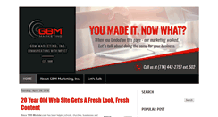 Desktop Screenshot of gbmmarketing.com